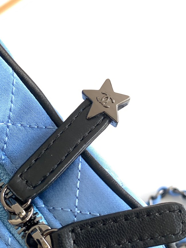 Chanel 24C Star Bag Satin AS4579 blue