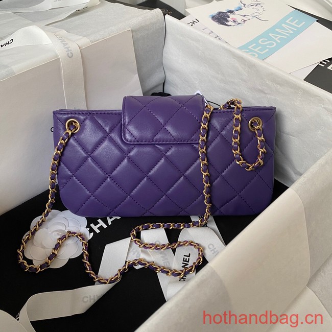 Chanel BAGUETTE BAG AS4611 Purple