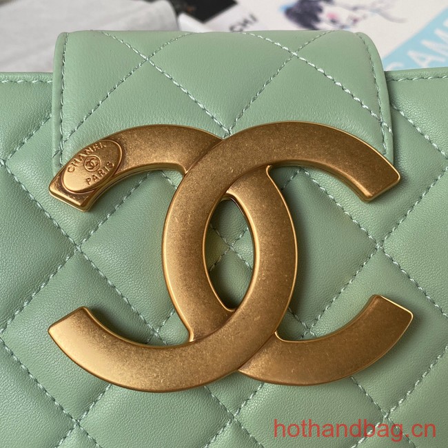 Chanel BAGUETTE BAG AS4611 green