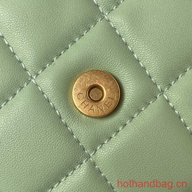 Chanel BAGUETTE BAG AS4611 green