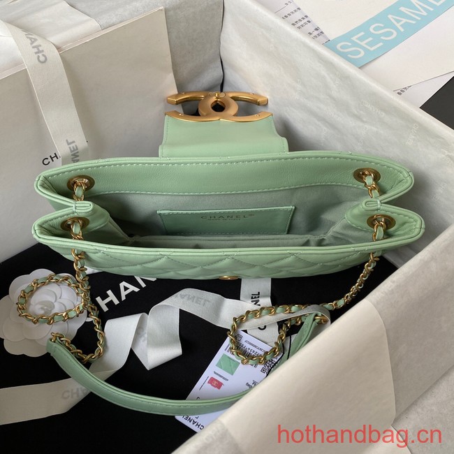 Chanel BAGUETTE BAG AS4611 green