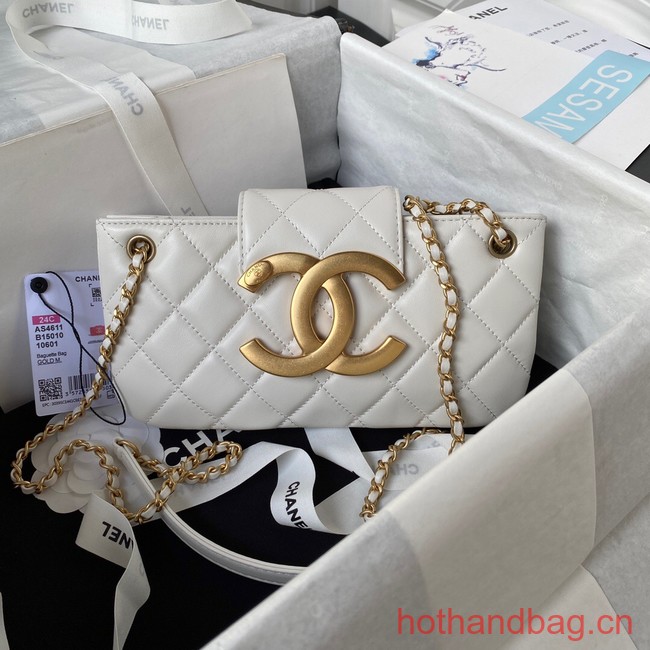 Chanel BAGUETTE BAG AS4611 white