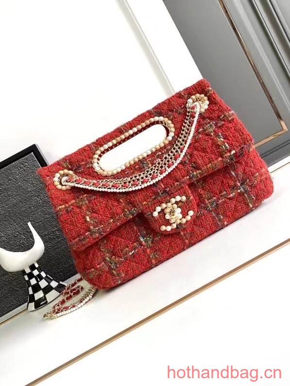 Chanel CLASSIC HANDBAG AS4221 red