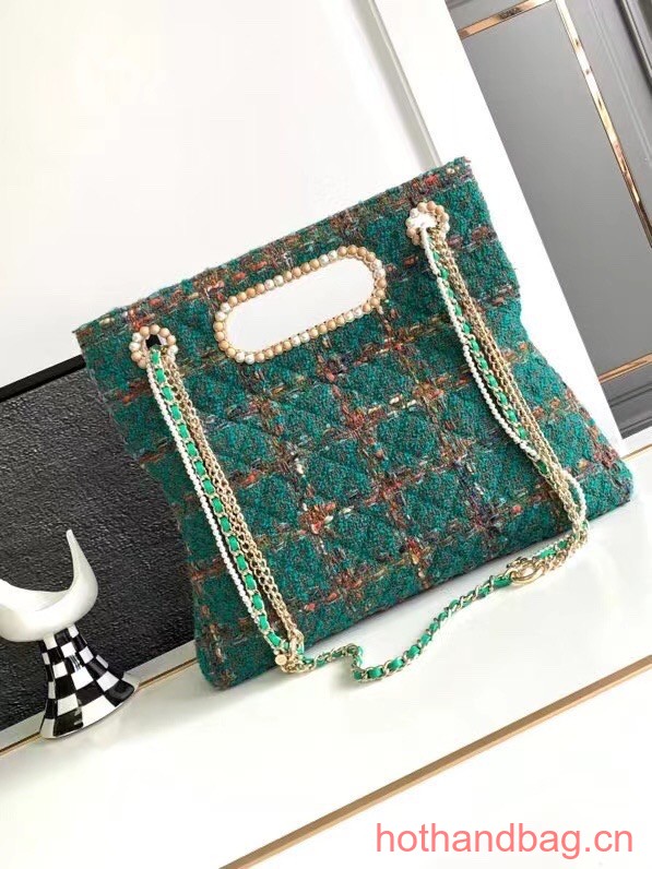 Chanel CLASSIC HANDBAG AS4222 green