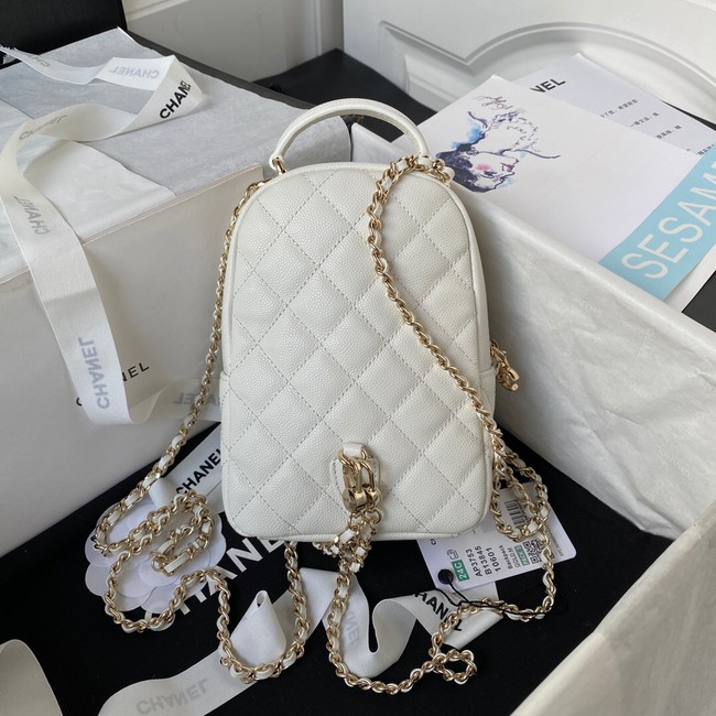 Chanel MINI BACKPACK AP3573 WHITE