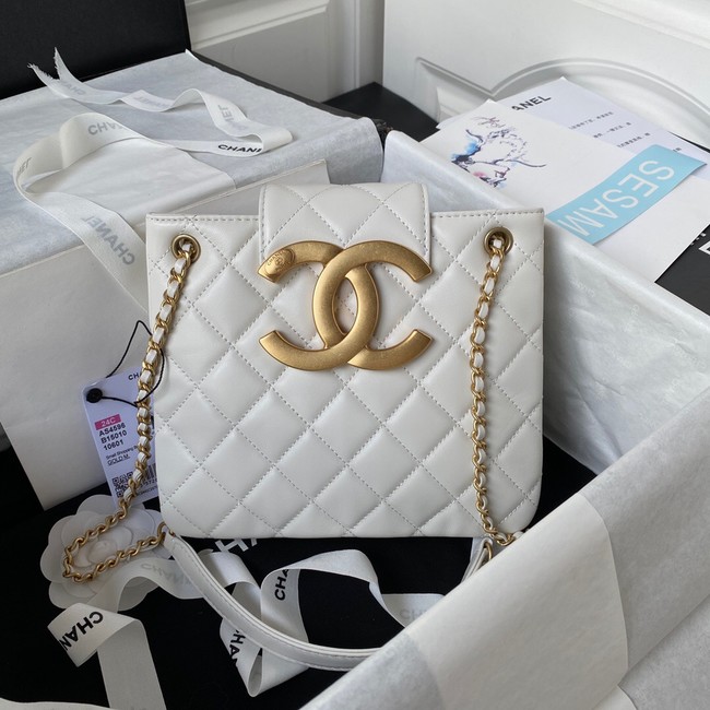 Chanel SMALL MESSENGER BAG AS4596 WHITE