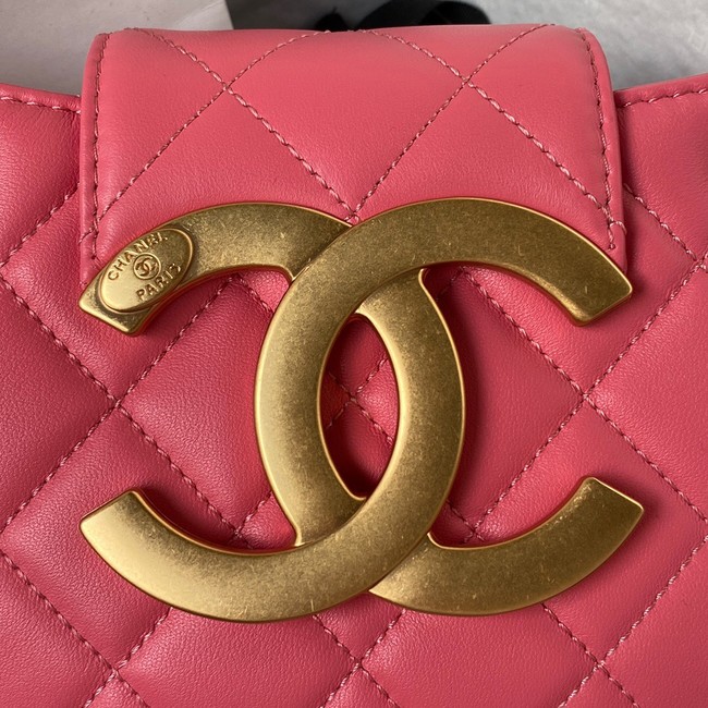 Chanel SMALL MESSENGER BAG AS4609 Fuchsia