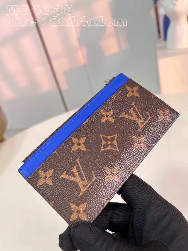 Louis Vuitton Coin Card Holder M82908 blue