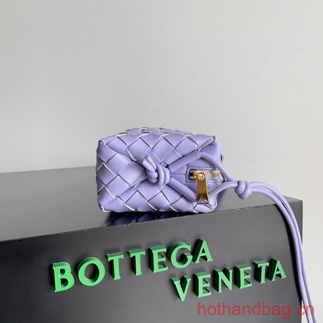 Bottega Veneta Mini Loop Camera Bag 723547 Oyster