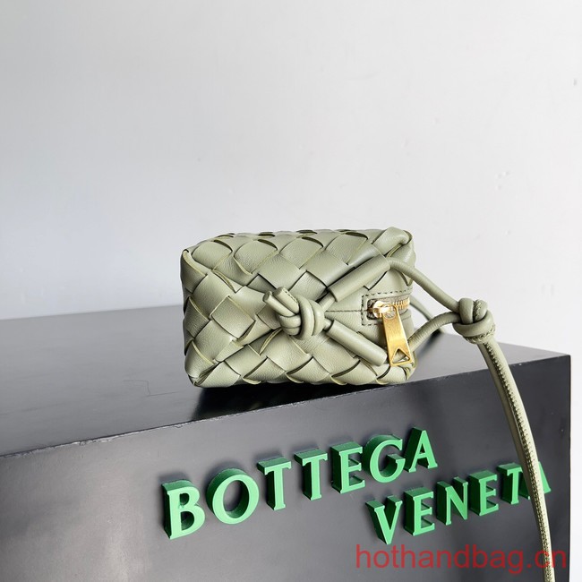 Bottega Veneta Mini Loop Camera Bag 723547 green