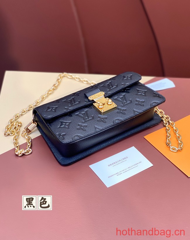 Louis Vuitton Wallet On Chain Metis M82836 black