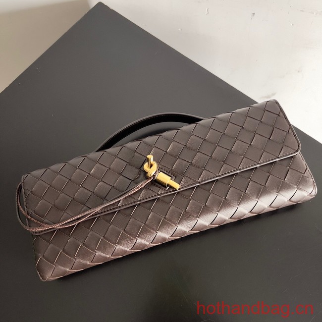 Bottega Veneta Long Clutch Andiamo With Handle 741511 Fondant