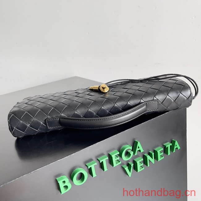 Bottega Veneta Long Clutch Andiamo With Handle 741511 black