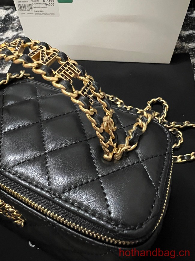 CHANEL CLUTCH WITH CHAIN AP3747 black