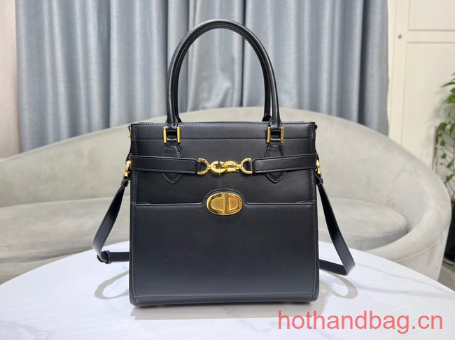 Dior MEDIUM BOSTON BAG Calfskin 8801 black