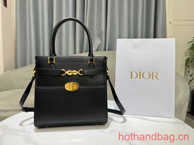 Dior MEDIUM BOSTON BAG Calfskin 8801 black