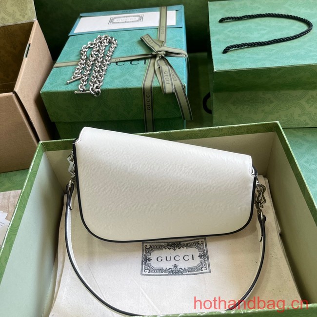 GUCCI HORSEBIT 1955 MINI SHOULDER BAG 774209 white