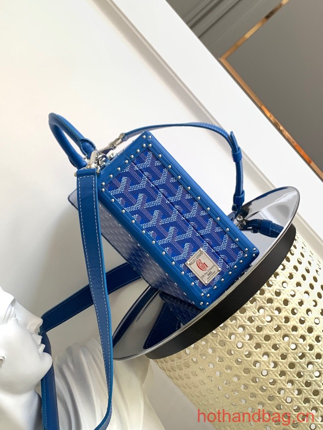 Goyard Calfskin Leather Tote Bag 20301 blue