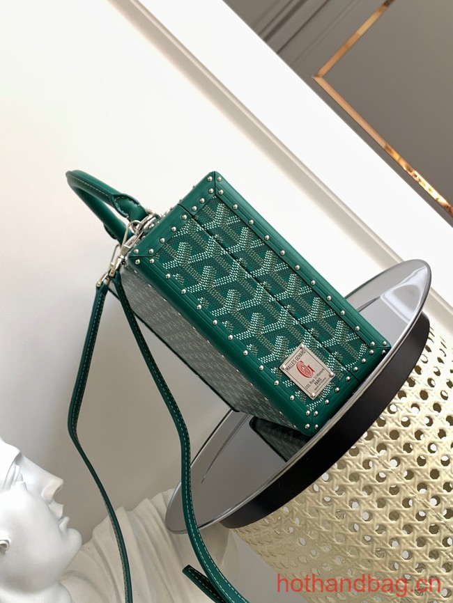 Goyard Calfskin Leather Tote Bag 20301 green