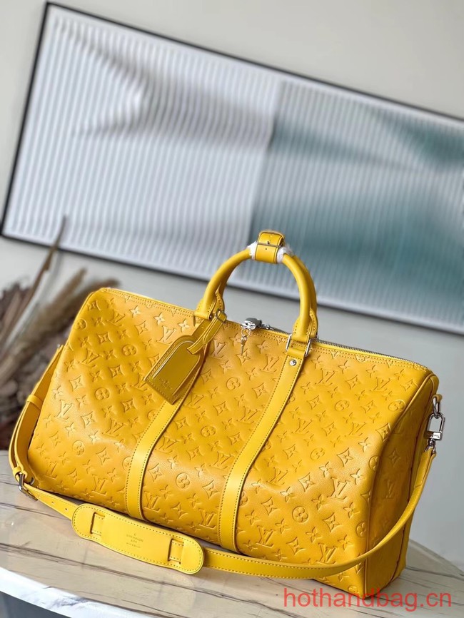 Louis Vuitton Keepall Bandouliere 50 M23748 Yellow 