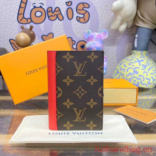 Louis Vuitton Passport Cover M82862 red