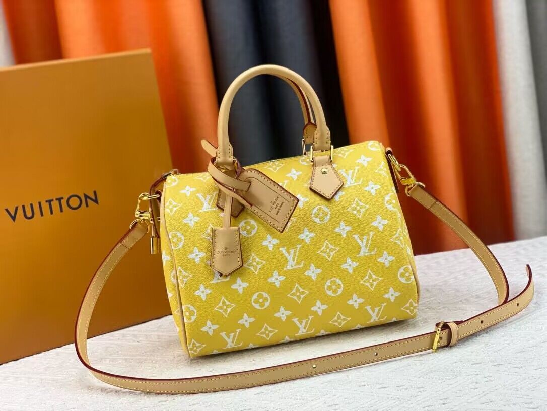 Louis Vuitton LV2024 Speedy 25 M24424 Yellow