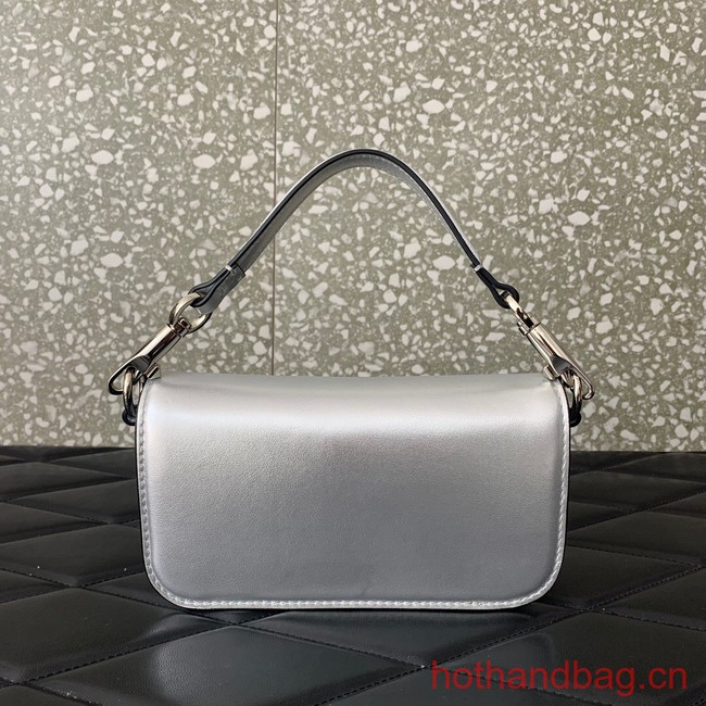 VALENTINO V logo MINI LOCO sheepskin bags B0L97 silver