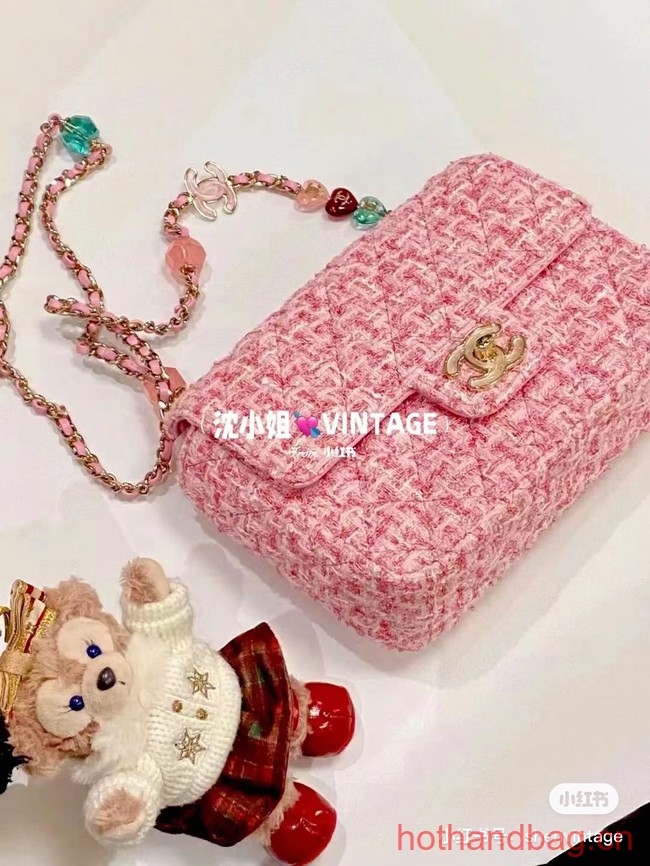 Chanel CLUTCH WITH CHAIN A23P PINK