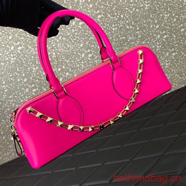 VALENTINO Rockstud calfskin bag KSE0NO pink