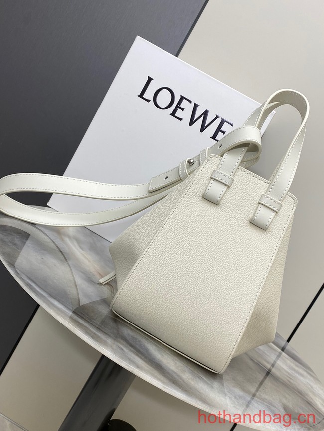 Loewe Classic Soft grain cow leather Hammock bag 46622 white