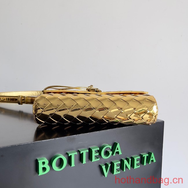 Bottega Veneta Mini Andiamo Cross-Body Bag 755545 gold