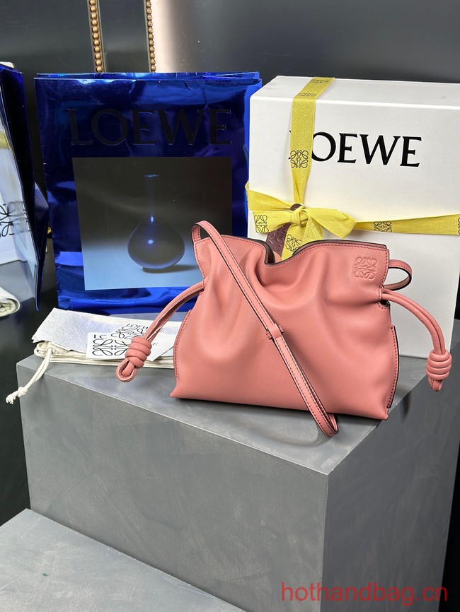 Loewe Mini Napa Leather Flamenco clutch 26941 pink