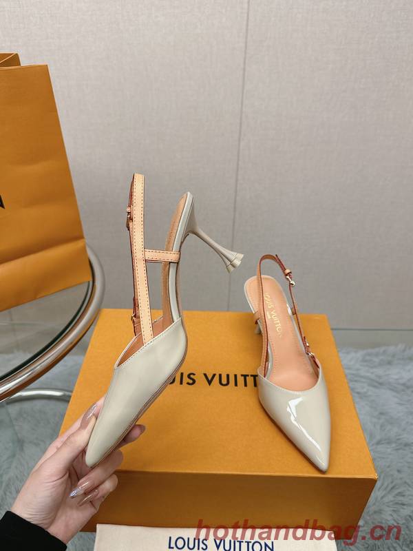 Louis Vuitton Shoes LVS00502 Heel 7.5CM