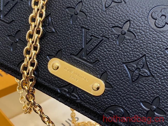 Louis Vuitton Wallet On Chain Lily M46919 black