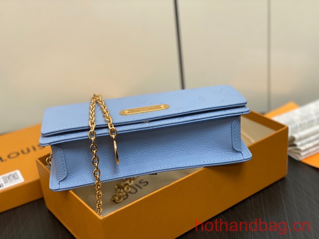 Louis Vuitton Wallet On Chain Lily M83233 Blue Hour