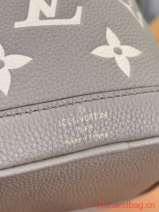 Louis Vuitton Nano Noe M46291 Tourterelle Gray & Cream