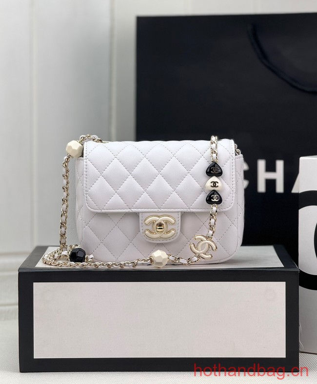 Chanel CLUTCH WITH CHAIN AS3782 white