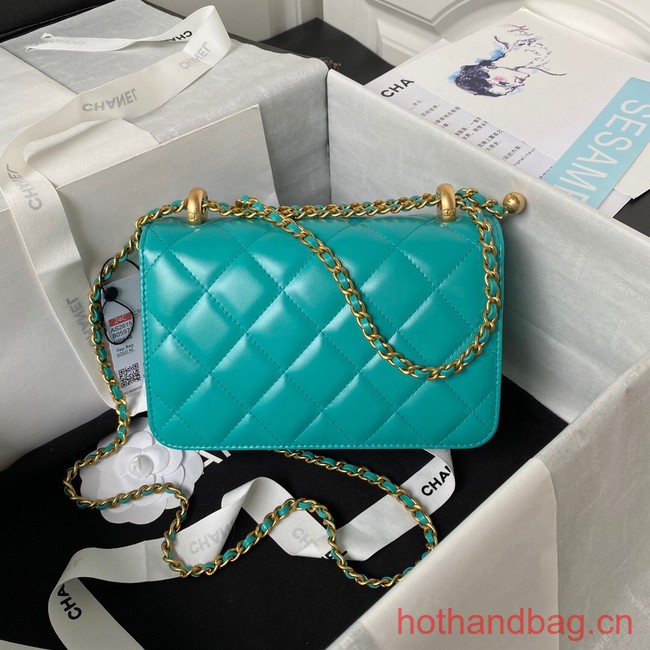 Chanel SMALL FLAP BAG AS2289 green