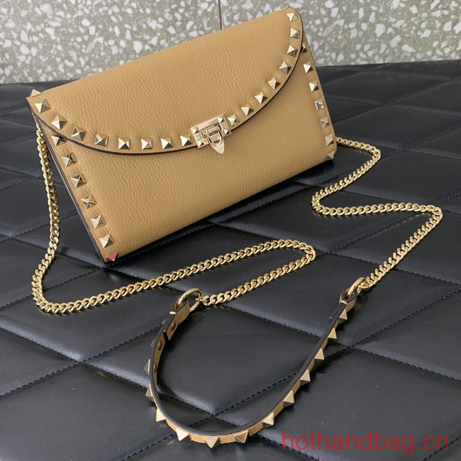 VALENTINO GARAVANI Loco Calf leather bag 0059 Apricot