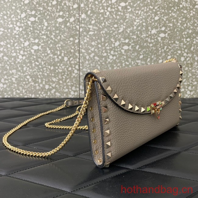 VALENTINO GARAVANI Loco Calf leather bag 0059 gray