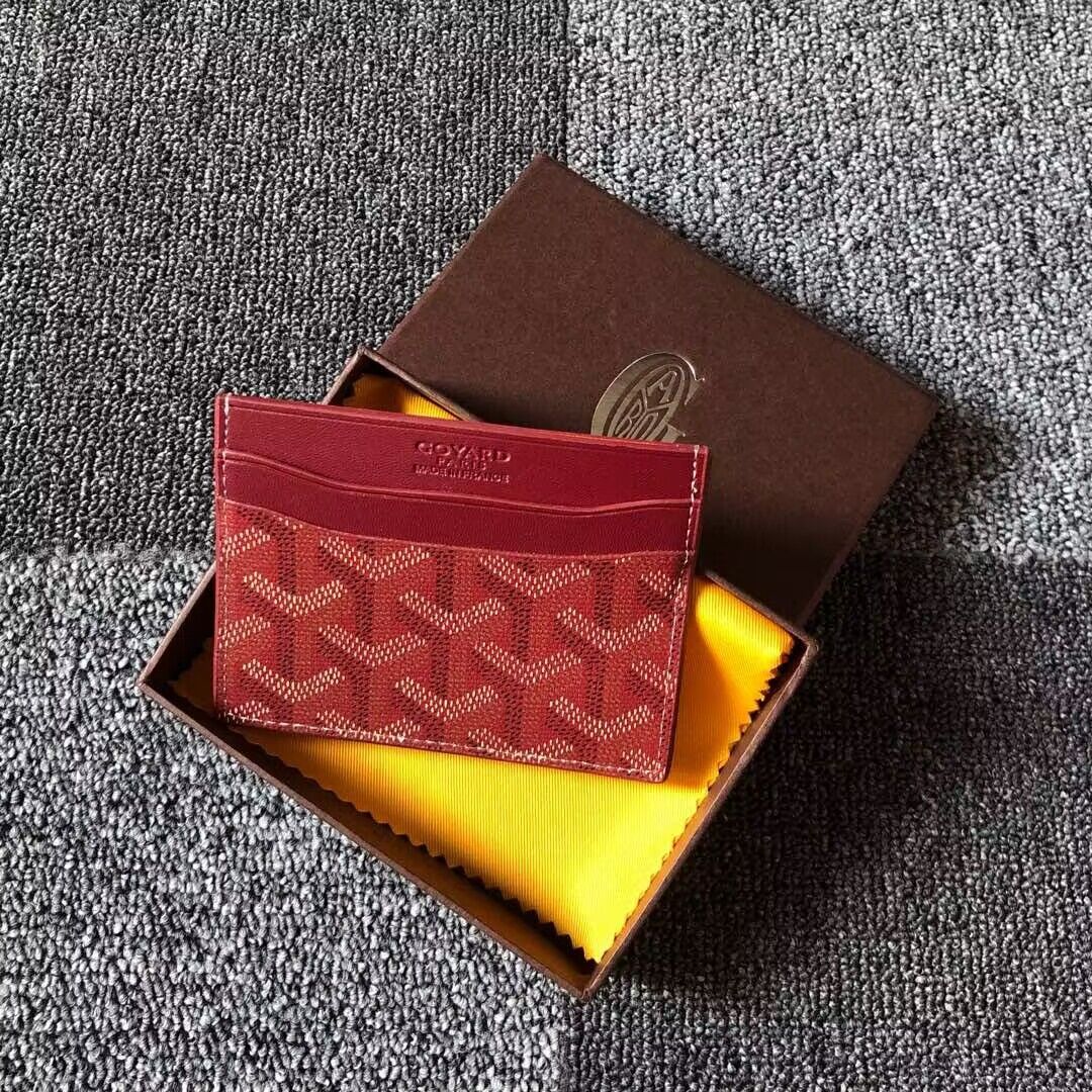 Goyard Card case G9988 Wine