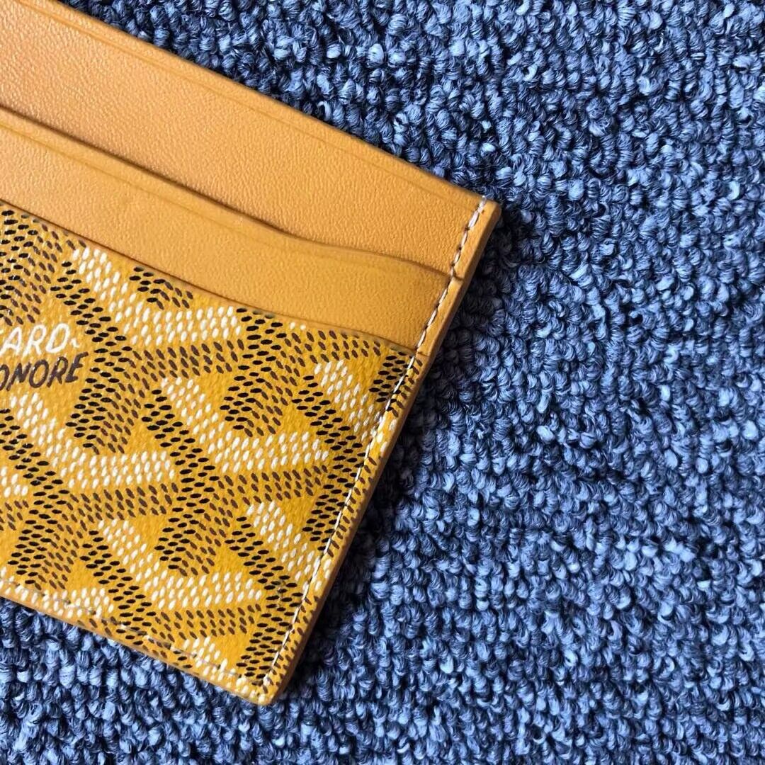 Goyard Card case G9988 Yellow