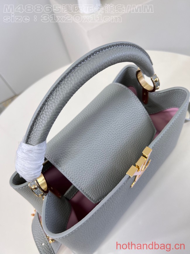 Louis Vuitton Capucines MM M22512 Ice Grey