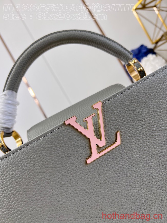 Louis Vuitton Capucines MM M22512 Ice Grey