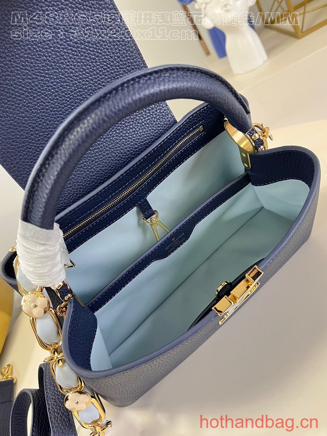 Louis Vuitton Capucines MM M22512 Midnight Blue