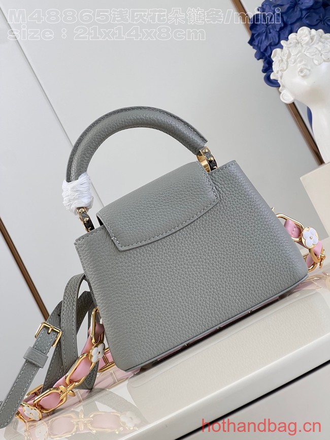 Louis Vuitton Capucines Mini M23363 Ice Grey