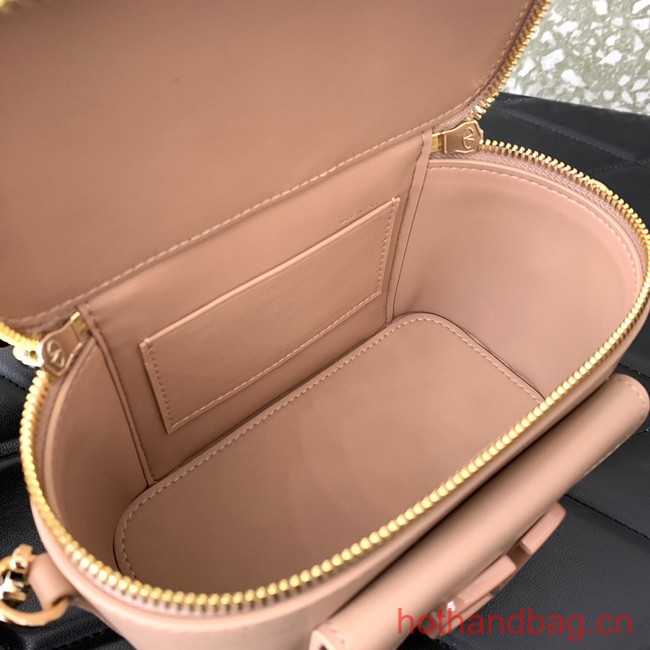 VALENTINO Mini LOCO calfskin box bag HT098 LIGHT PINK