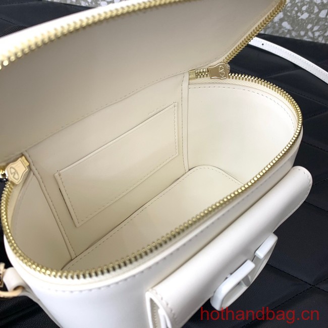 VALENTINO Mini LOCO calfskin box bag HT098 WHITE