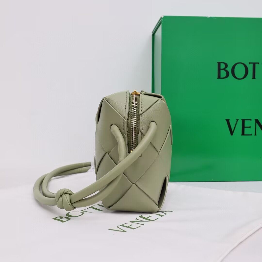 Bottega Veneta Mini Cassette Camera Bag 701915 Light Green