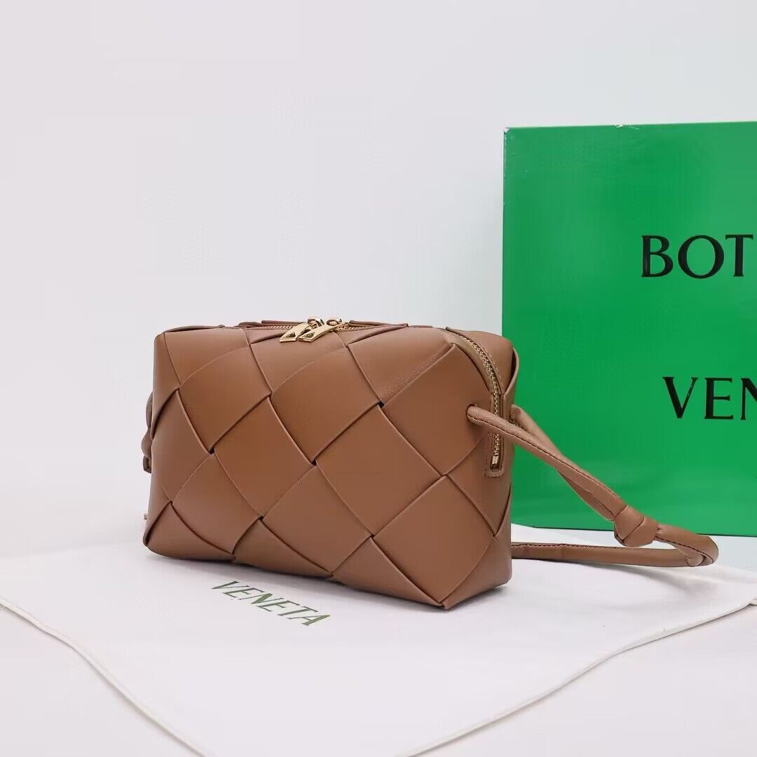 Bottega Veneta Small Cassette Camera Bag 709417 Brown